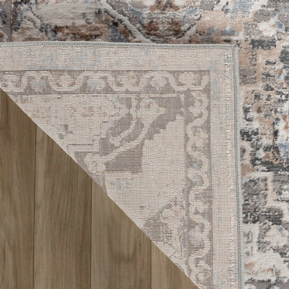 Rio Beige Diamond Trellis Area Rug