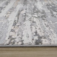 Rio Elegant Beige Abstract Area Rug