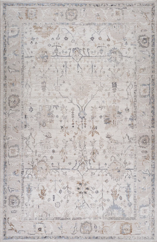 Rio Beige Abstract Lines Area Rug
