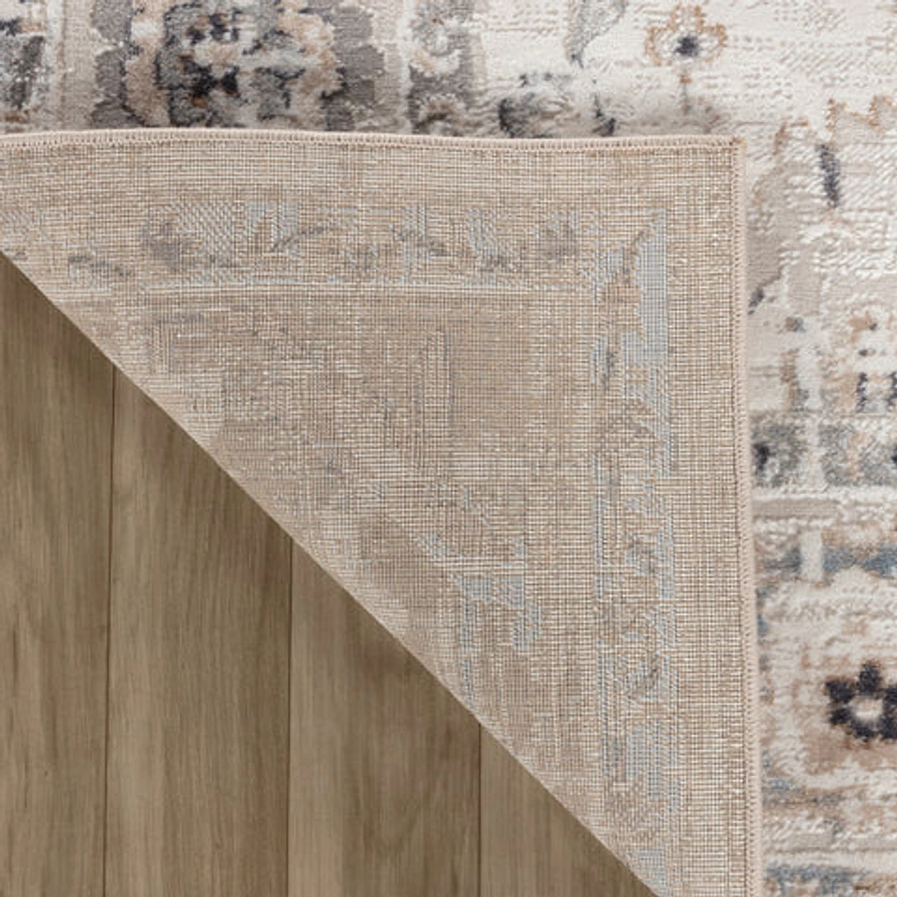 Rio Beige Abstract Lines Area Rug