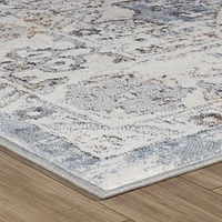Rio Grey Linear Modern Area Rug