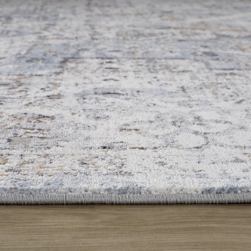 Rio Grey Linear Modern Area Rug