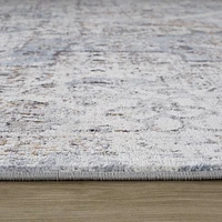 Rio Grey Linear Modern Area Rug