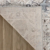 Rio Grey Linear Modern Area Rug