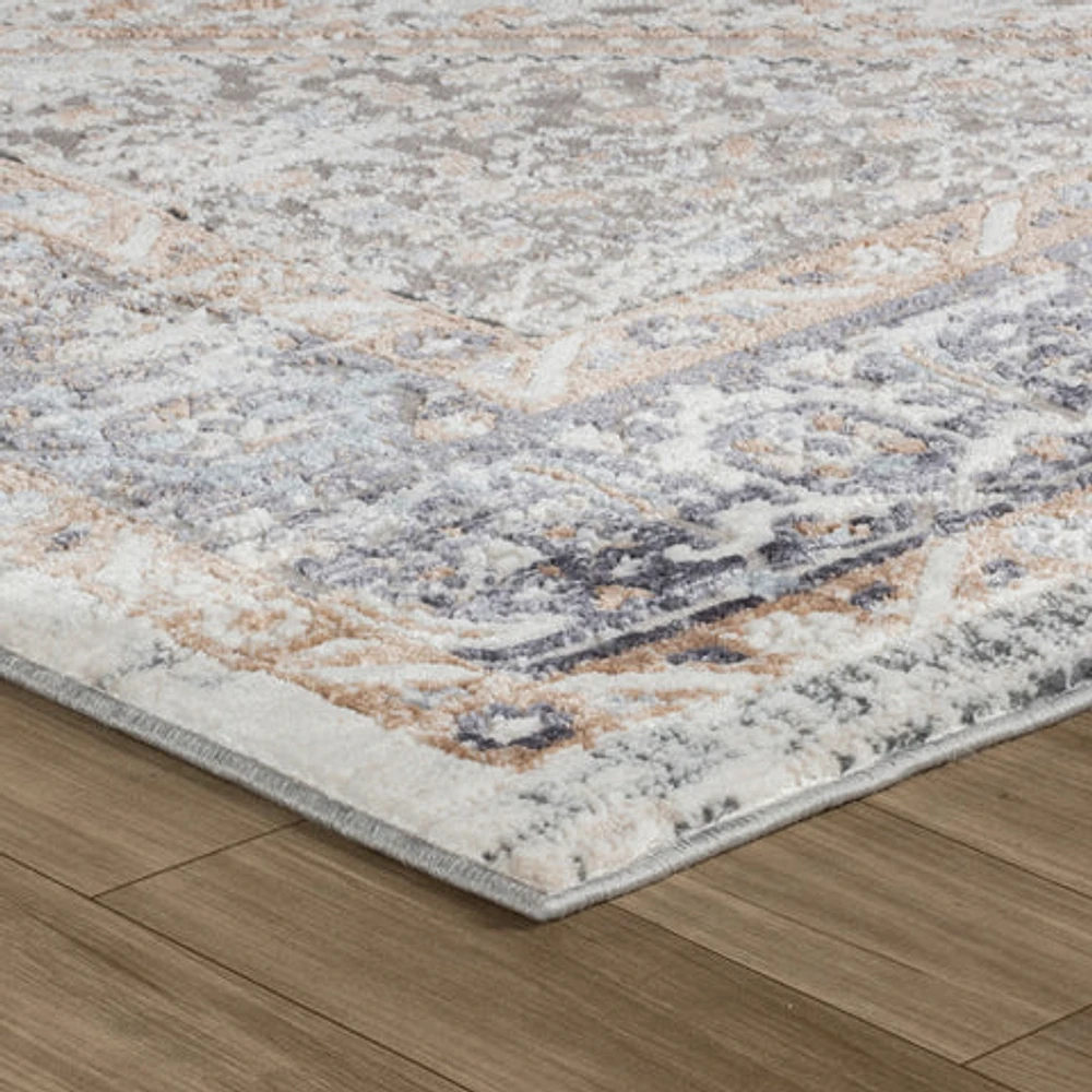 Rio Grey Contemporary Textured Area Rug