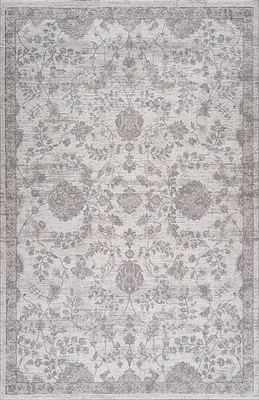 Rio Grey Abstract Waves Area Rug