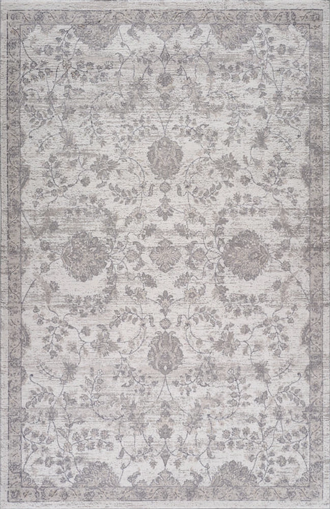 Rio Grey Abstract Waves Area Rug