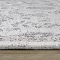 Rio Grey Abstract Waves Area Rug