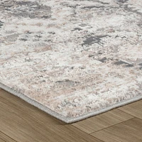 Rio Beige Classic Patchwork Area Rug