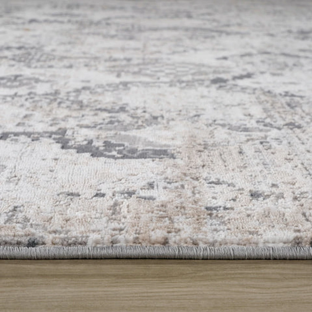 Rio Beige Classic Patchwork Area Rug