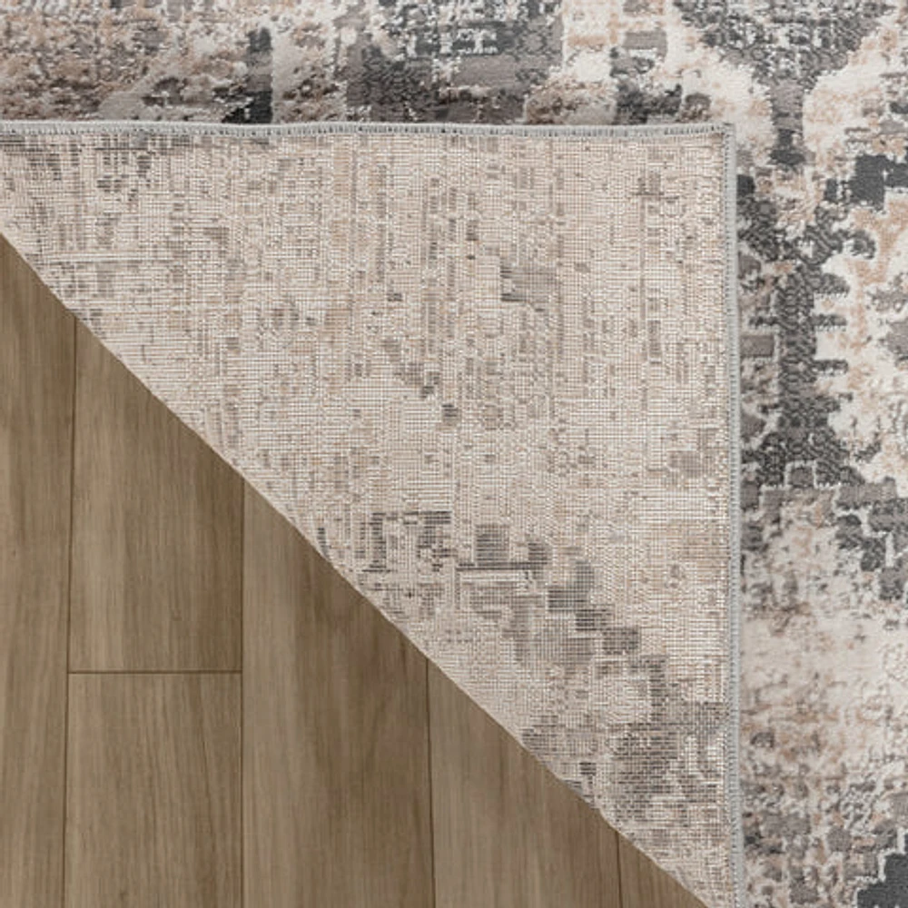 Rio Beige Classic Patchwork Area Rug