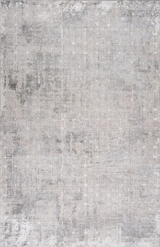 Modern Geometric Trellis Area Rug – 7' x 10'