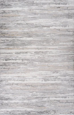 Rio Grey Abstract Lines Area Rug
