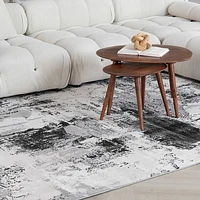 Rio Grey Contemporary Textured Area Rug