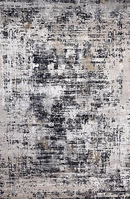 Rio White Modern Abstract Area Rug