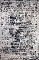 Rio White Modern Abstract Area Rug