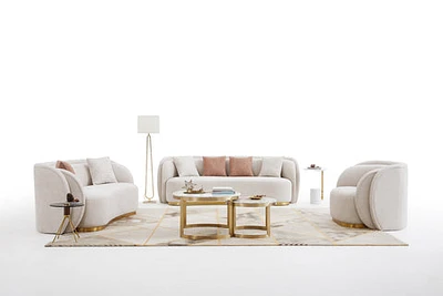 Dimitri Loveseat - Beige