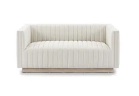 Elba Mid Century Loveseat - Tuscany Cream