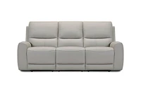 Brooke Leather Power Recliner Sofa