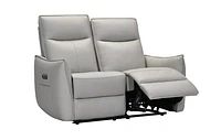 Skye Leather Power Recliner Loveseat