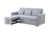 Skylar Sofa Sectional Sleeper- Grey