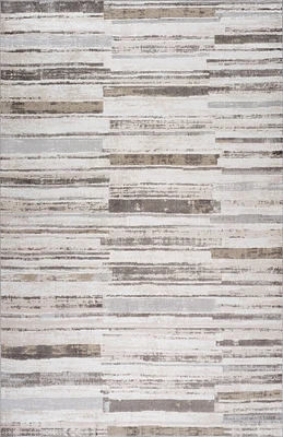 Siena Contemporary White Textured Area Rug