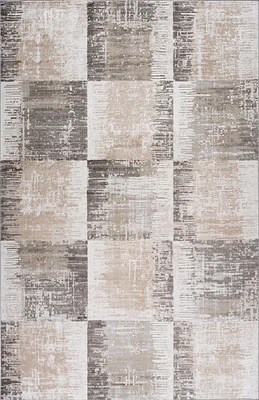Siena Modern Beige Geometric Area Rug