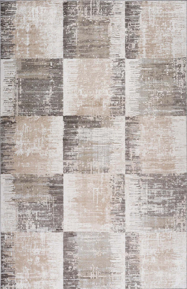 Siena Modern Beige Geometric Area Rug
