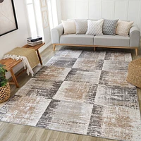 Siena Modern Beige Geometric Area Rug