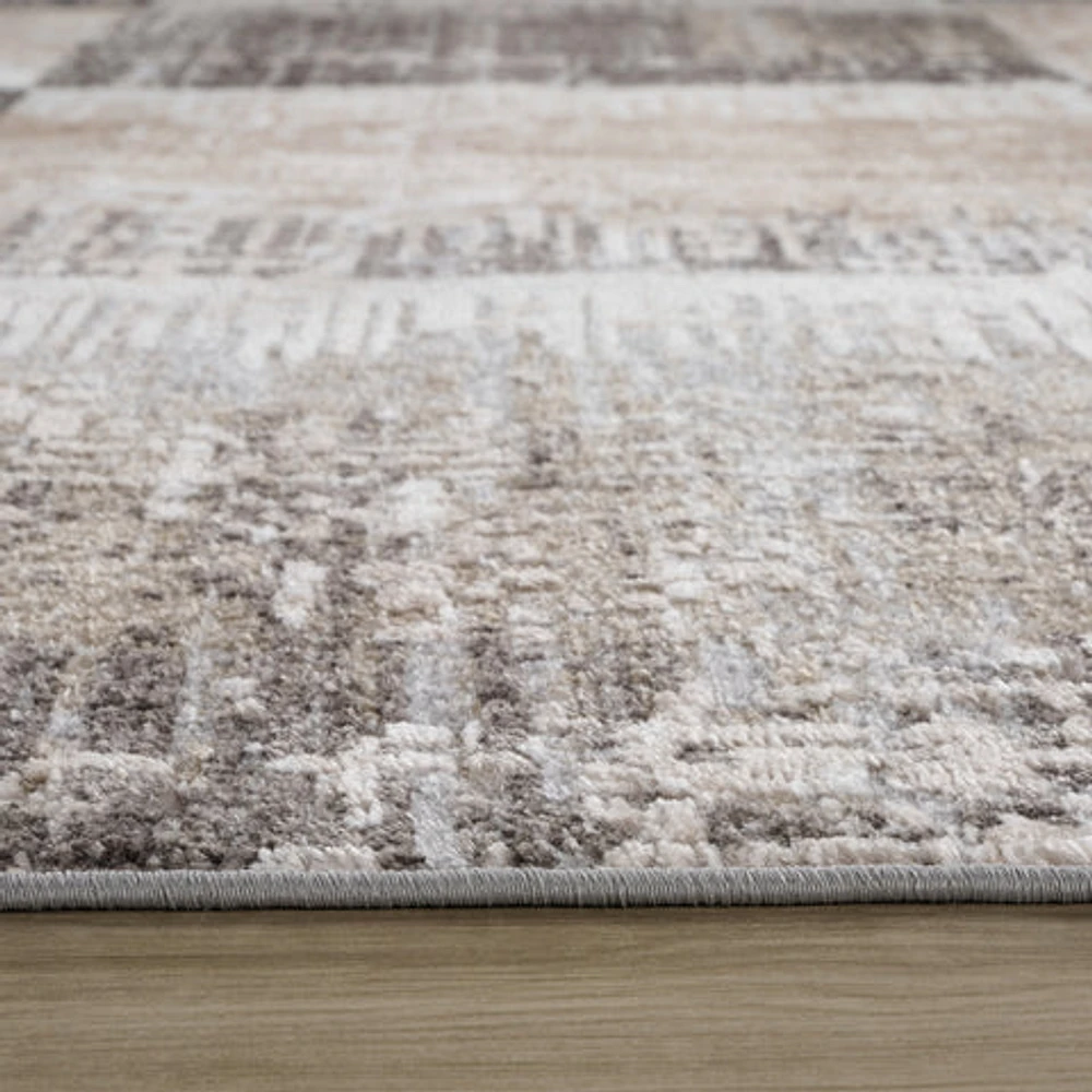 Siena Modern Beige Geometric Area Rug