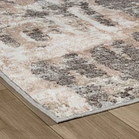 Siena Grey Abstract Lines Area Rug
