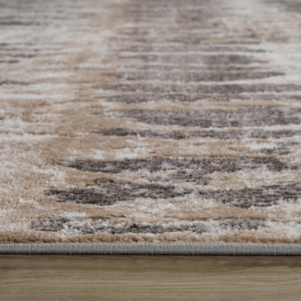 Siena Grey Abstract Lines Area Rug
