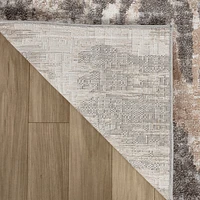 Siena Grey Abstract Lines Area Rug