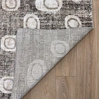 Siena Textured Grey Modern Area Rug