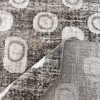 Siena Textured Grey Modern Area Rug