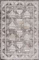Siena White Contemporary Patterned Area Rug