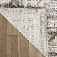 Siena White Contemporary Patterned Area Rug