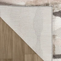 Siena White Geometric Modern Area Rug