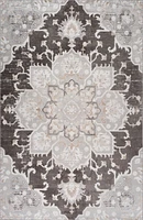 Siena Grey Abstract Modern Area Rug