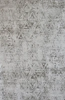 Siena White Elegant Floral Area Rug