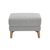 Tashi Boucle Ottoman - Grey