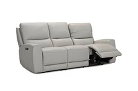 Brooke Leather Power Recliner Sofa