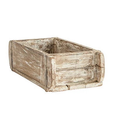 Found Wood Brick Mold - Distressed White