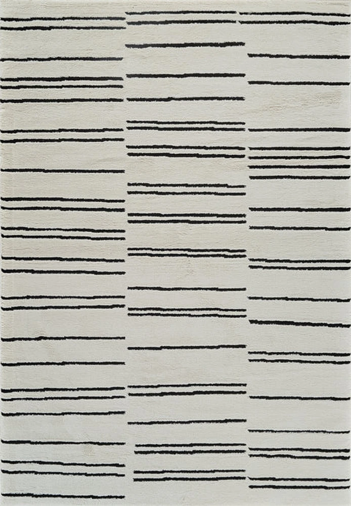 Terra Cream Geometric Trellis Area Rug