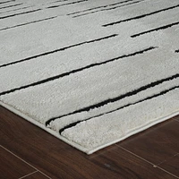Terra Cream Geometric Trellis Area Rug