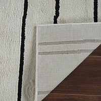 Terra Cream Geometric Trellis Area Rug