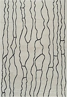 Terra Cream Modern Lattice Area Rug