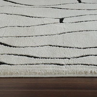 Terra Cream Modern Lattice Area Rug