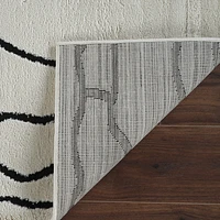 Terra Cream Modern Lattice Area Rug