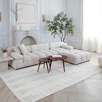Tulum Cream Tribal Diamond Area Rug